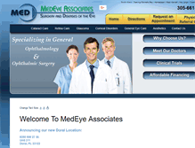 Tablet Screenshot of medeyeassociates.com